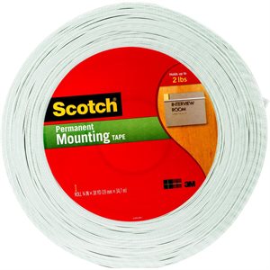 Scotch® Double-Sided Foam Mounting Tape- .75"X38yd