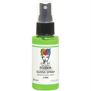 Dina Wakley Media Gloss Sprays 2oz Lime