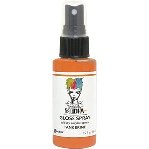 Dina Wakley Media Gloss Sprays 2oz-Tangerine