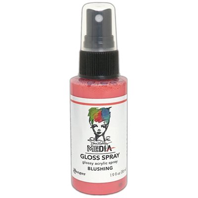 Dina Wakley Media Gloss Sprays 2oz-Blushing