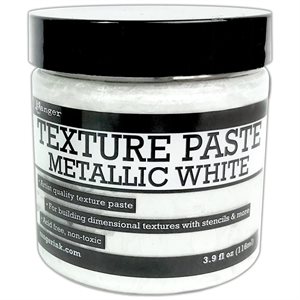 Ranger Texture Paste 3.9oz-Metallic White