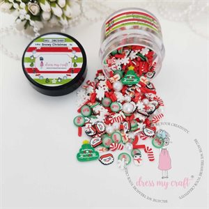 Dress My Craft Shaker Elements 8gms-Snowy Christmas Slices