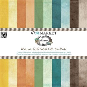 49 And Market Collection Pack 12"X12"-Wherever Solids