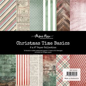 Christmas Time Basics 6x6 Paper Collection