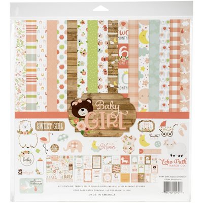 Echo Park Collection Kit 12"X12"-Baby Girl