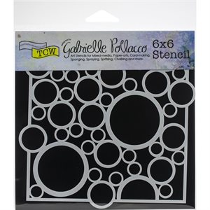 Crafter's Workshop Template 6"X6"-Bubble Rebound
