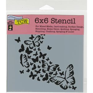 Crafter's Workshop Template 6"X6"-Butterfly Trail