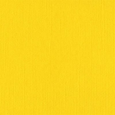 Bazzill Mono Cardstock 12"X12" Yellow / Classic
