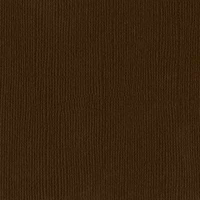 Bazzill Mono Cardstock 12"X12" Chocolate / Canvas