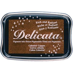 Delicata Pigment Ink Pad-Celestial Copper