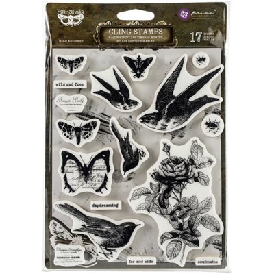 Finnabair Cling Stamps 6"X7.5"-Wild & Free