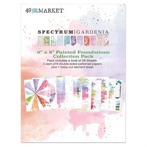 49 And Market Collection Pack 6"X8" Spectrum Gardenia Paint