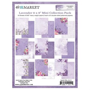 49 And Market Mini Collection Pack 6"X8"-Color Swatch: Lave