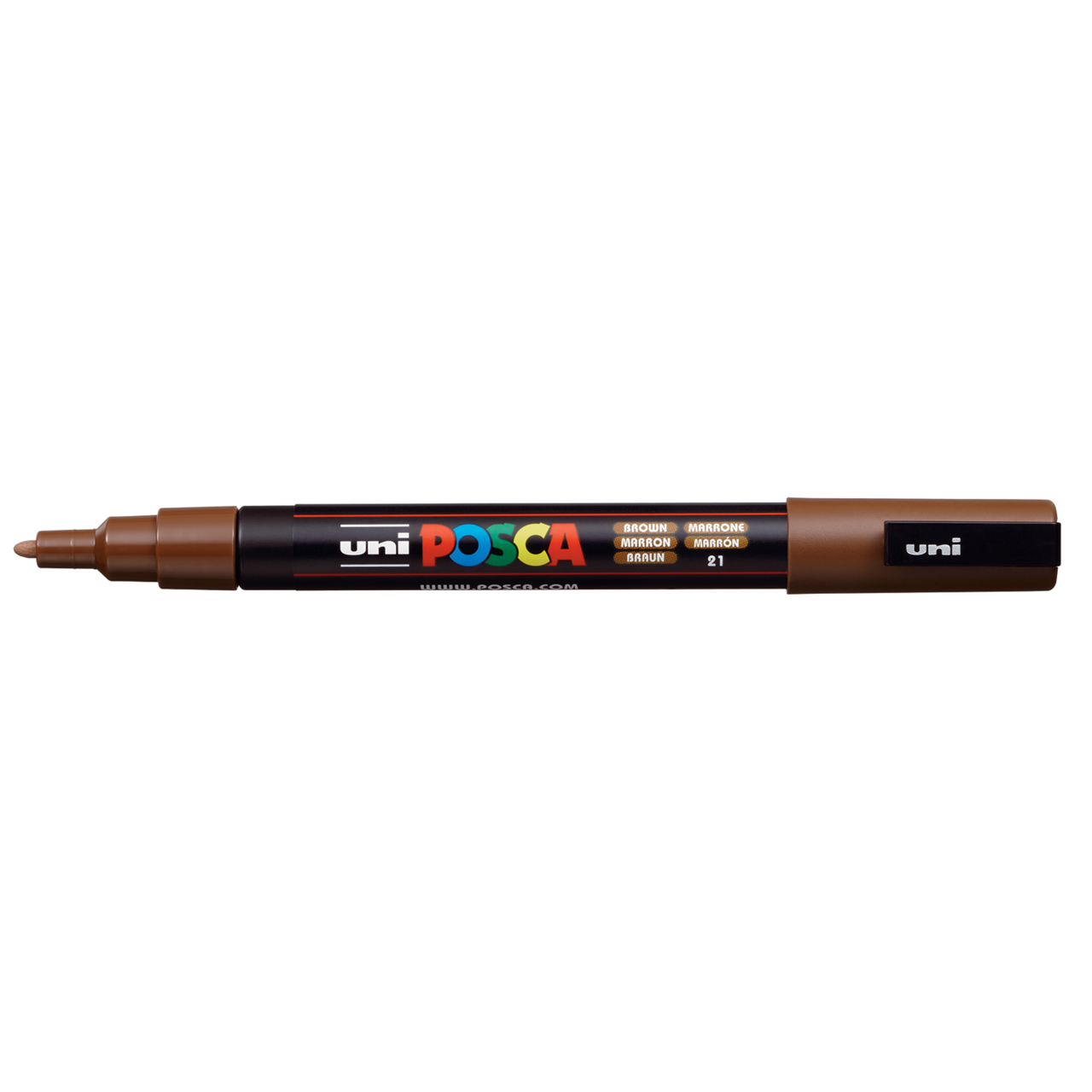 POSCA 3M Fine Bullet Tip Pen-Brown