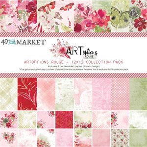 49 And Market Collection Pack 12"X12"-ARToptions Rouge
