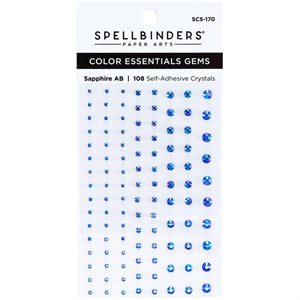 Spellbinders Color Essentials Gems 108 / Pkg Sapphire