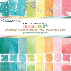 49 And Market Collection Pack 12"X12"-Spectrum Sherbet Solid