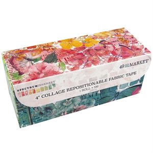 49 And Market Spectrum Sherbet 4" Fabric Tape Roll-Collage